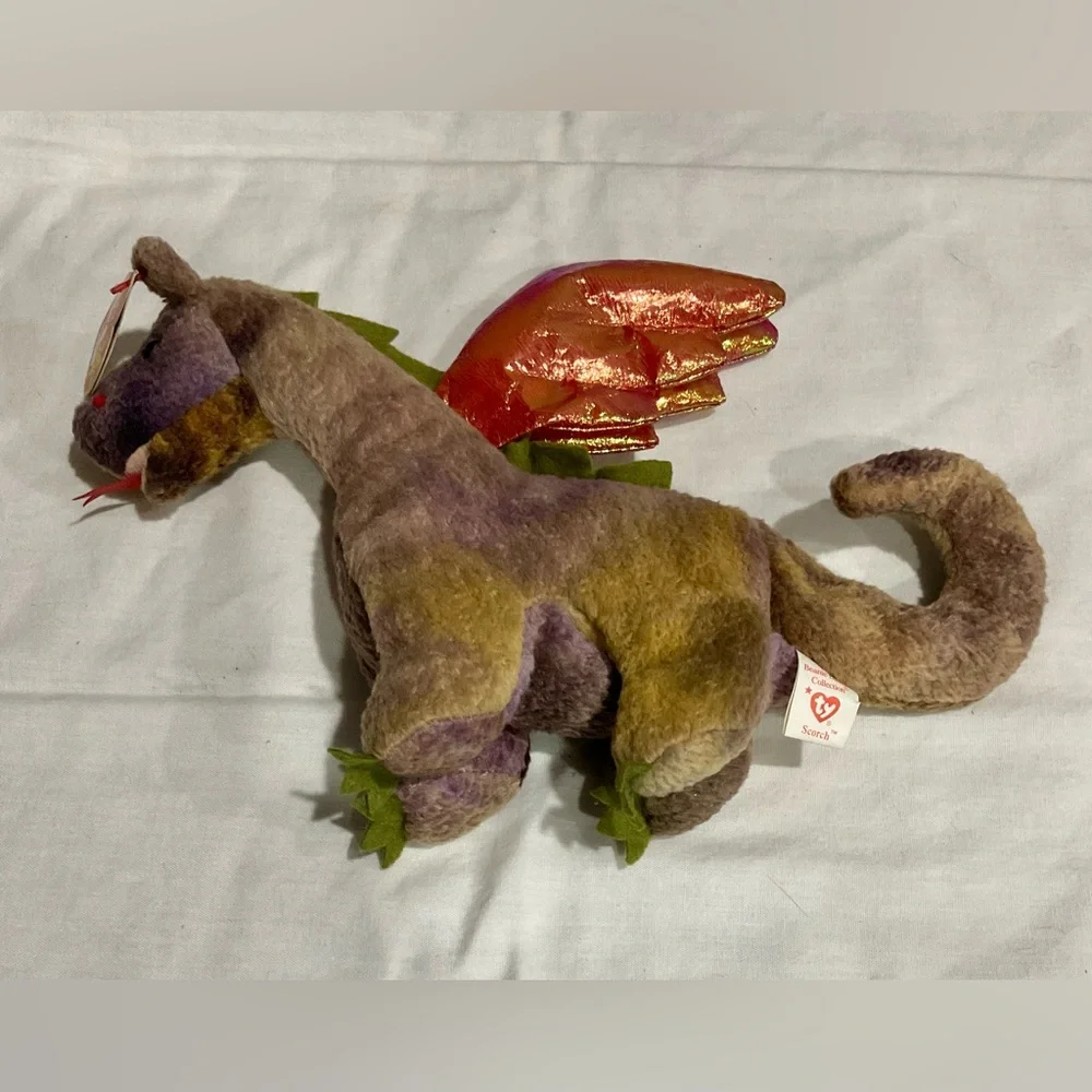 Ty Scorch dragon beanie baby